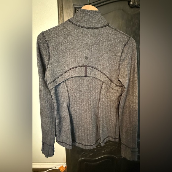 Define Jacket *Herringbone Heathered Deep Coal Black Size 8 Excellent Condition - Picture 5 of 5